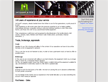 Tablet Screenshot of jacquart.com